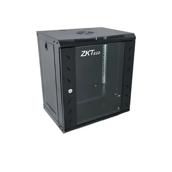 GABINETE CERRADO DE PARED COMPACTO DESARMADO CON BANDEJA ZKTECO 12U  ZK-R12U-5412A